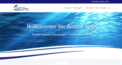 Desktop Screenshot of kristall-tiefe.ch
